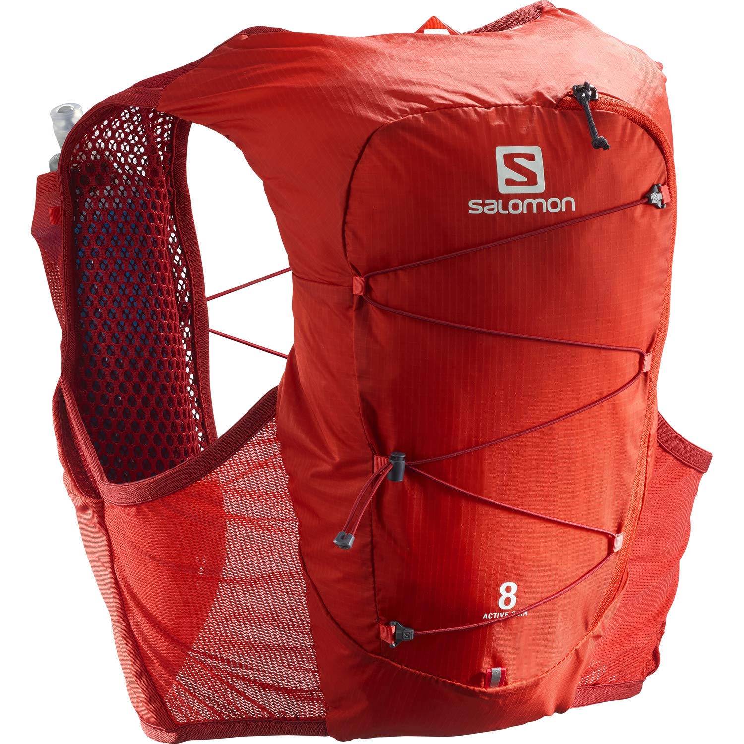 Salomon Unisex-Adult Active Skin 8 Set, Valiant Poppy/Red Dahlia